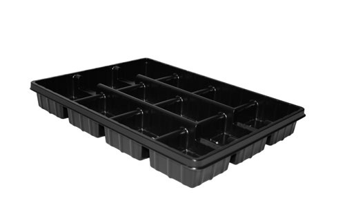 SPT 450 12 PF Tray Black - 50 per case - Carry Trays